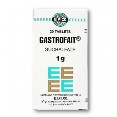GASTROFAIT 1 GM ( SUCRALFATE ) 20 TABLETS